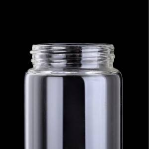 Borosilicate Glass Candy Jar with Metal Lid