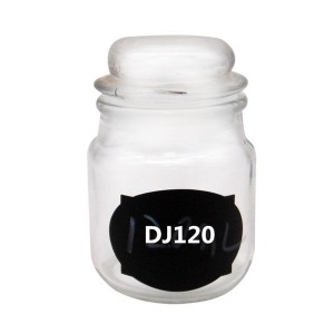 Chinese Professional Aluminum Lid - 120ml Clear Glass Candle Jar with Dome Glass Lid – Menbank