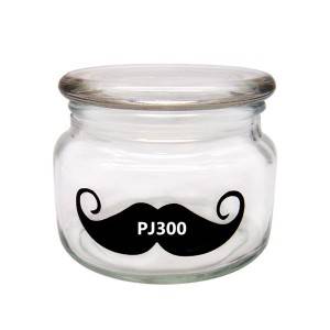 2017 New Style Coconut Jar - 10OZ Unique Glass Candle Jar with Glass lid – Menbank
