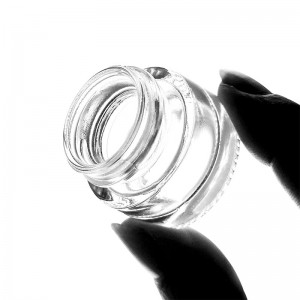 10ml Palm Straight Side Glass Jar with Childproof Lid