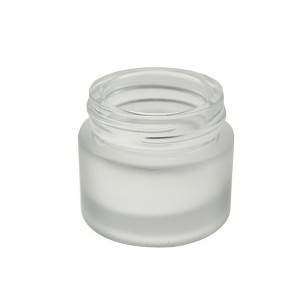 MBK Packaging 10G Frost Cosmetic Empty Container Glass Jar with Screw Lid