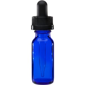 OEM Factory for Antique Glass Jar - MBK Packaging1/2OZ Blue Glass Bottle with Black Child Resistant Dropper – Menbank