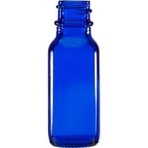 MBK Packaging1/2OZ Blue Glass Bottle with Black Child Resistant Dropper
