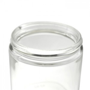 MBK 12OZ Wide Mouth Glass Coffee Food Jar with Plastic Lid