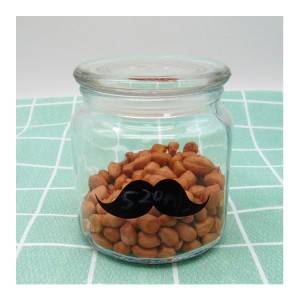 China wholesale Glass Seed Jar – MBK 500ml Glass Seed Stash Hemp Jar with Glass Lid – Menbank
