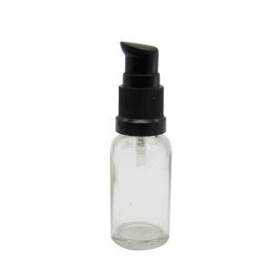Fixed Competitive Price Cosmetic Glass Jar - MBK 20ml Clear Glass bottle with Lotion Pump – Menbank