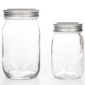 Wholesale Price China Glass Jar Set – 24OZ Glass Mason Seed Jar with Sprouting Lid