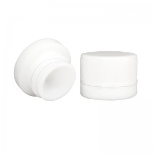 3ml Porcelain White Dab Wax Glass Container