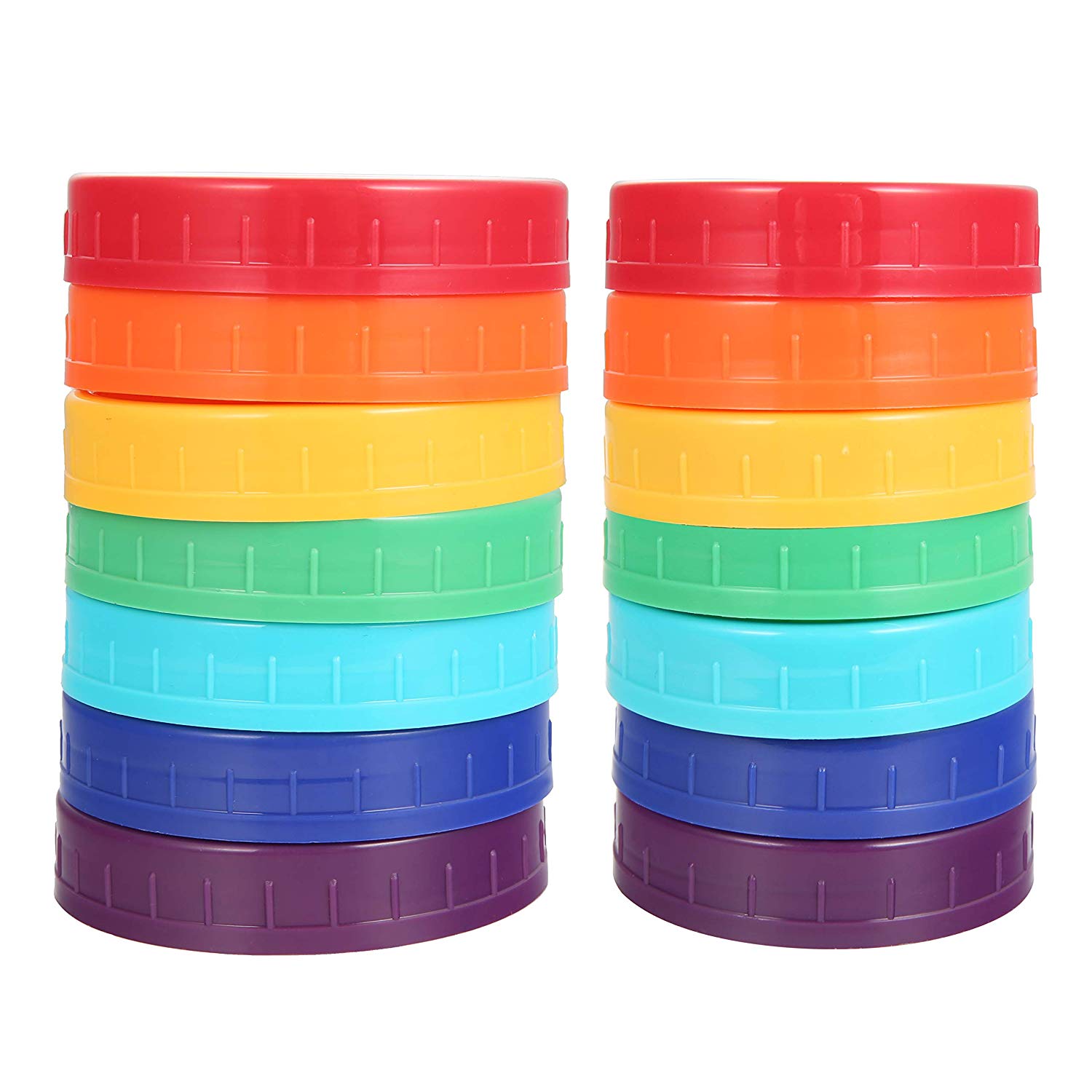 Wholesale Price China Fermentation Lid - 70mm 86mm Colored Plastic Mason Jar Lids – Menbank