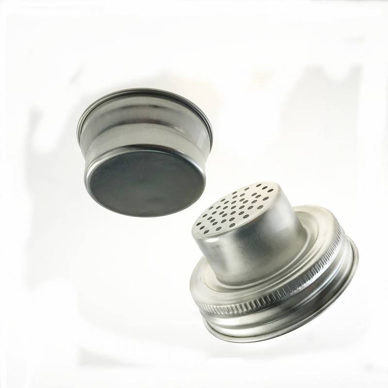 High reputation Tin Plate Lid - Stainless Steel Mason Jar Shaker Lid – Menbank