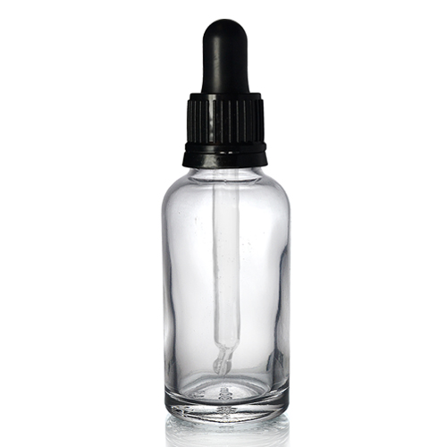 30ml  Clear Glass Dropper Bottle Featured Image