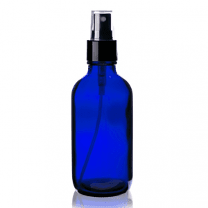 4OZ Cobalt Blue Glass Bottle with Fine Mist Sprayer