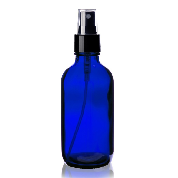 4OZ Cobalt Blue Glass Bottle with Fine Mist Sprayer Featured Image