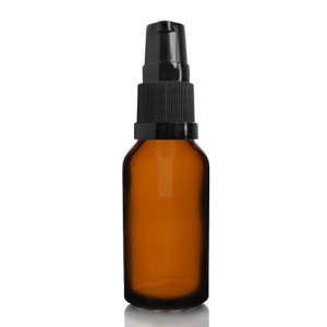 MBK 30ml Glass Medicine Bottle With Black Dropper lid