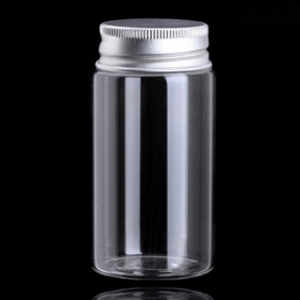 Borosilicate Glass Candy Jar with Metal Lid