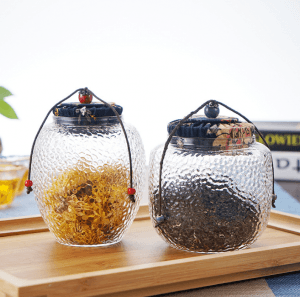 Personlized Products Drinking Mason Jar - 500ml Airtight Glass Storage Containe for Flower – Menbank