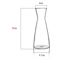 600ml Glass Pitcher for Cold Water and Fresh Juice