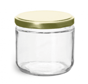 2017 Good Quality Coin Lid - 12OZ Round Glass Canning Jar with Plastisol Lined Lug Caps – Menbank
