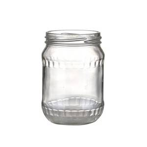 720ML Cucumber Glass Canning Pickles Jar with Lug Lid