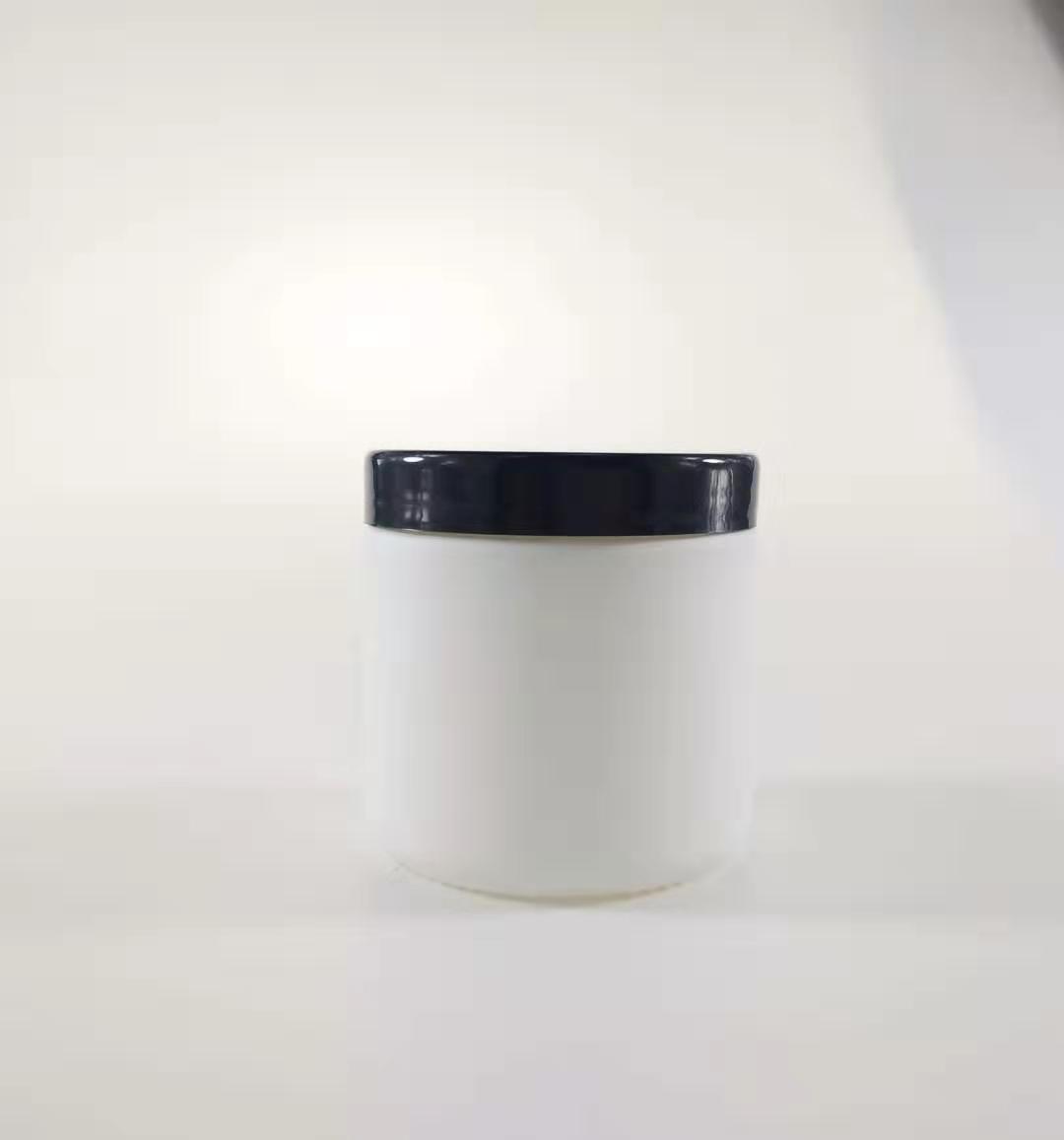 Discountable price Glass Bottle Soap Dispenser - MBK China Supplier White 5OZ Glass Jar – Menbank