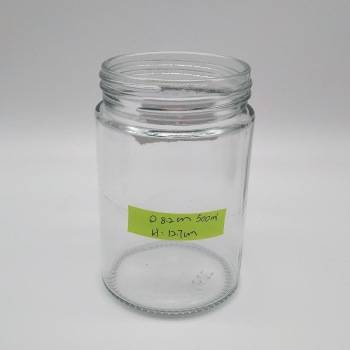 Factory Price For Hemp Jar - MBK 500ml clear round Glass Kitchen Sotrage Jar – Menbank
