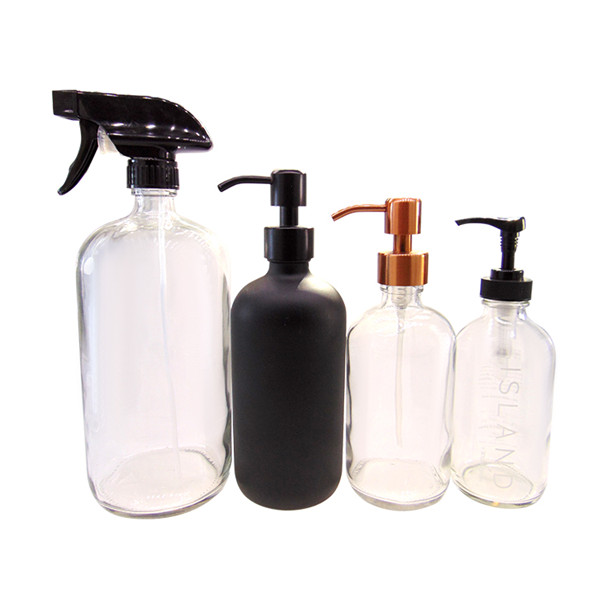 Low price for Black Glass Jar - 60ml Frost Glass Bottle with Spray Pump – Menbank