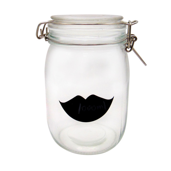 Super Purchasing for Glass Kitchen Jar - 1L Glass Canning Preseve Jar Set – Menbank