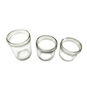 Wide Mouth Glass Canning Jar with Ring and Band Lid