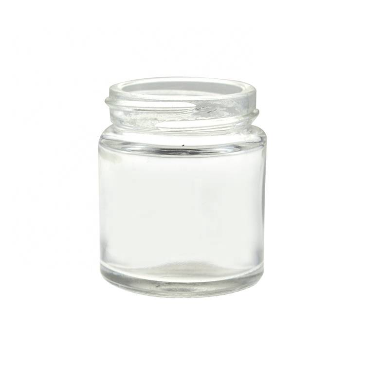 Good quality 70/86 Plastic Mason Jar Lid - MBK 30ml Mini Straight Sided Round Glass Herb Jar – Menbank