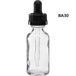 1OZ 30ml Flint Empty CBD Hemp Oil Glass Dropper Bottle with Plastic Lid