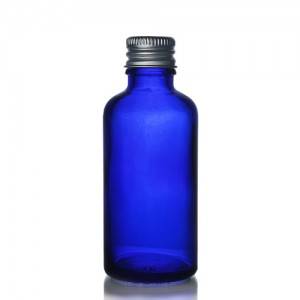 MBK 50ml Blue Glass Dropper Bottle