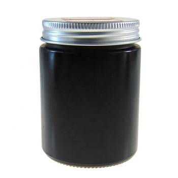 Competitive Price for Glass Tea Jar - MBK 3.5OZ Black Glass Marijuana Jar with Metal Lid – Menbank