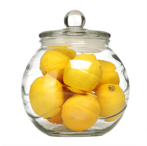 Europe style for Cracked Glass Shade - Kitchen Storage 2.5L 5L Ball Shape Glass Jar with Lid  – Menbank
