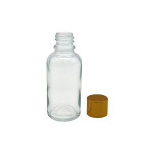 MBK 30ml Clear European Glass Bottle