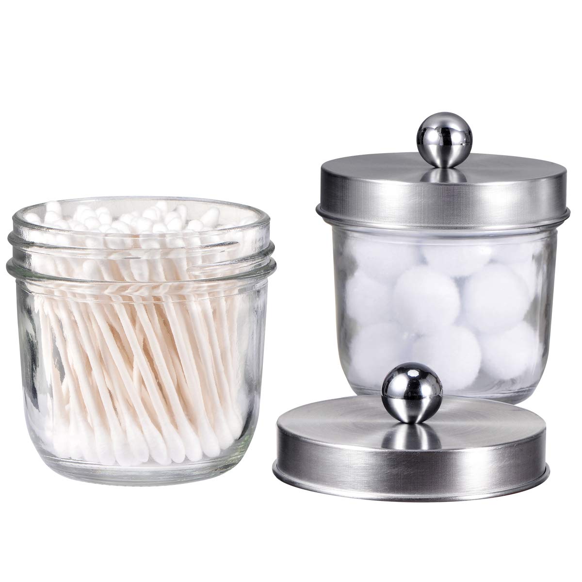 Stainless Steel Mason Lid For Qtips Cotton Swabs Featured Image