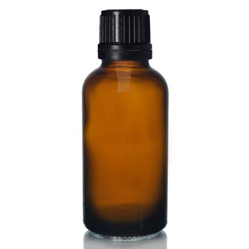 Rapid Delivery for Bulk Mason Jars - MBK 30ml Glass Essential Oil Bottle With Black lid – Menbank