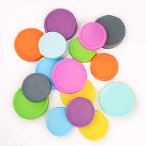 70mm 86mm Colored Plastic Mason Jar Lids