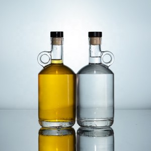 750ml Glass Jug Bottle with Handle for liquor