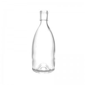 400ml Glass Liquor Bottle with Metal Lid