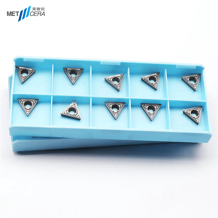 TCMT110204-1HQ MC2010 HRA92.5 High Surface Quality Triangle Inserts