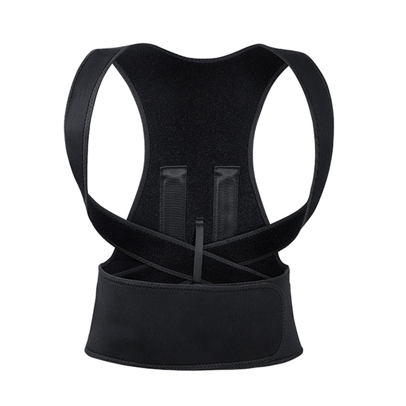 Double Strong Auxiliary Support Bar Padded Back Posture Corrector (2)