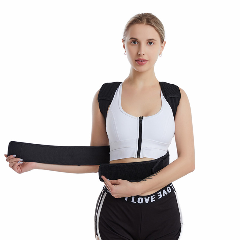 Cream Cotton & Polyester Royal Posture Support Belt