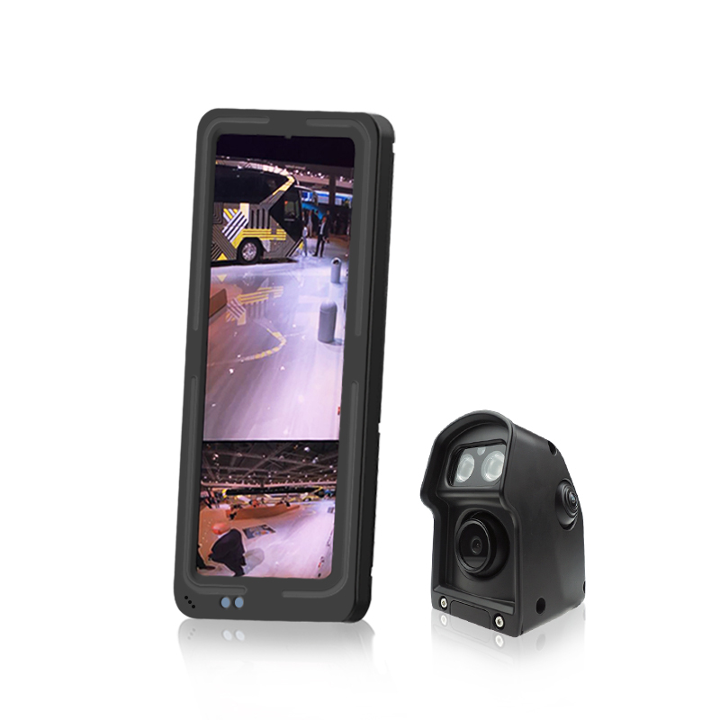 12.3 Inch 2 Channel Rear Side View Mirror Replacement Blind Spot Monitor System for Heavy duty vehicles Featured Image