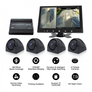 360 AHD Truck Bus Motorhome Camera Surround View Panoramic Parking System