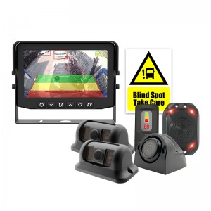 7Inch Full Hd Monitor Direct Vision Standard DVS PSS London 2024 Compliance Blind Spot Camera Kit For Hgvs Truck