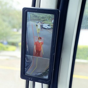 HD 12.3 Inch Pedestrian Vehicle AI BSD Blind Spot Detection Camera Mirror