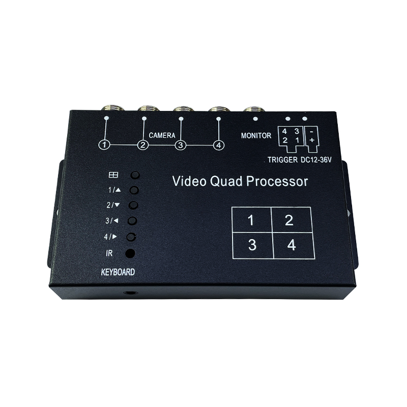 4 Cameras Video Swithcher, Video Quad Processor