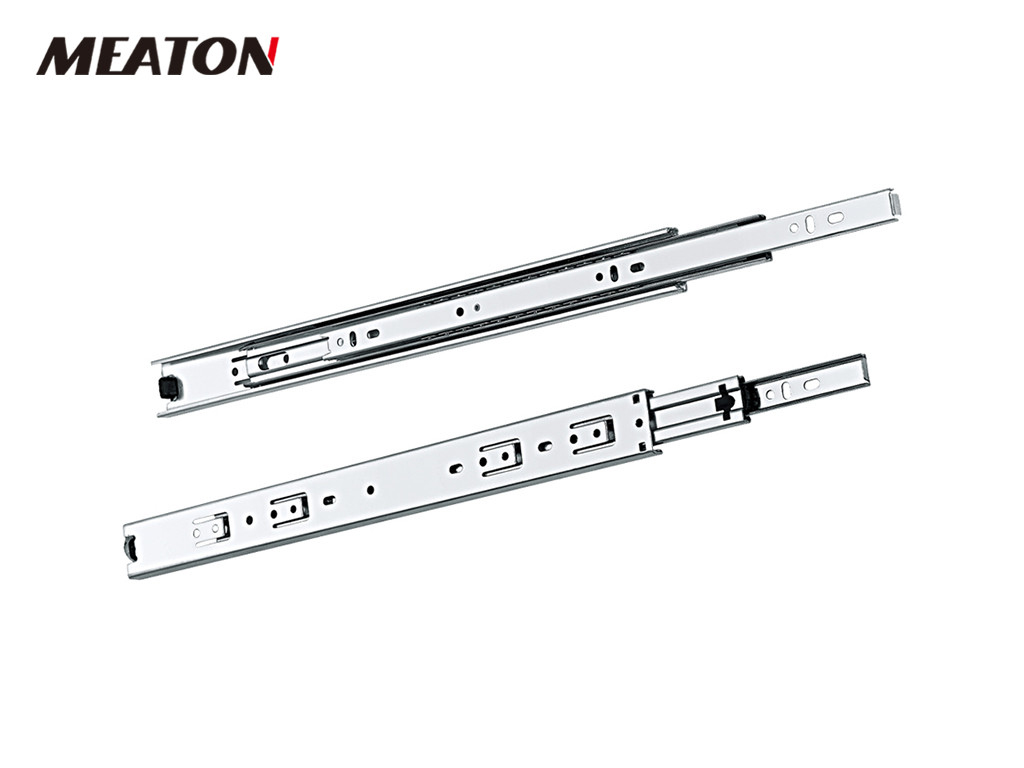 Cheap Discount Drawer Slide Rail Manufacturers Suppliers –  35mm width 3-fold Ball Bearing Linear Slides for Cabinets  – Meaton