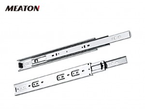 Wholesale China Drawer Slide Hardware Bottom Mount Manufacturers Suppliers –  45mm width common ball bearing runner slide  – Meaton