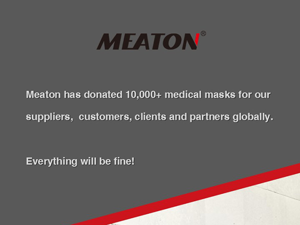 Meaton donated 10,000+ medical masks for our customers, clients and partners globally.